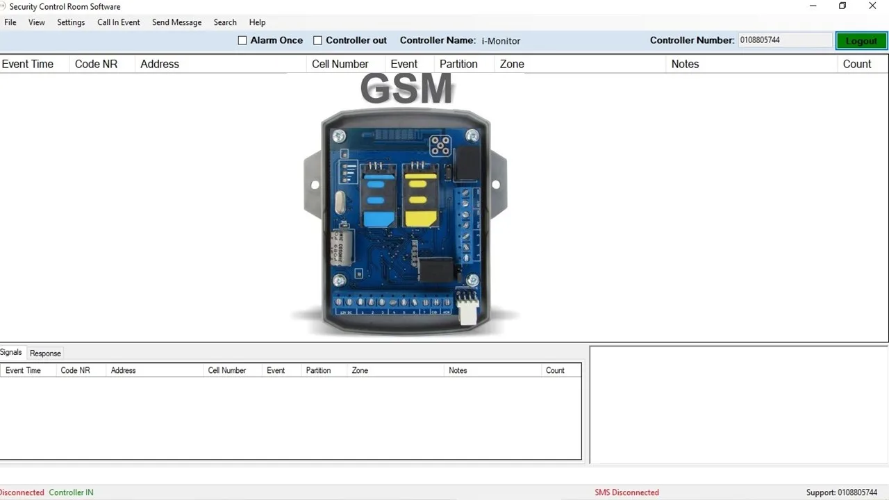 GSM Startup Control Room Setup